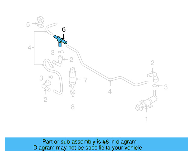 Pressure Cylinder Joint 1J0-955-665-E - View 11