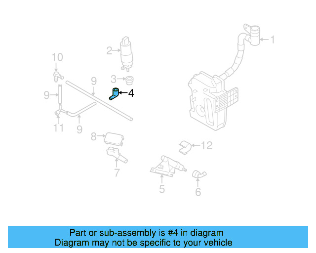 Pressure Cylinder Joint 1J0-955-665-E - View 9