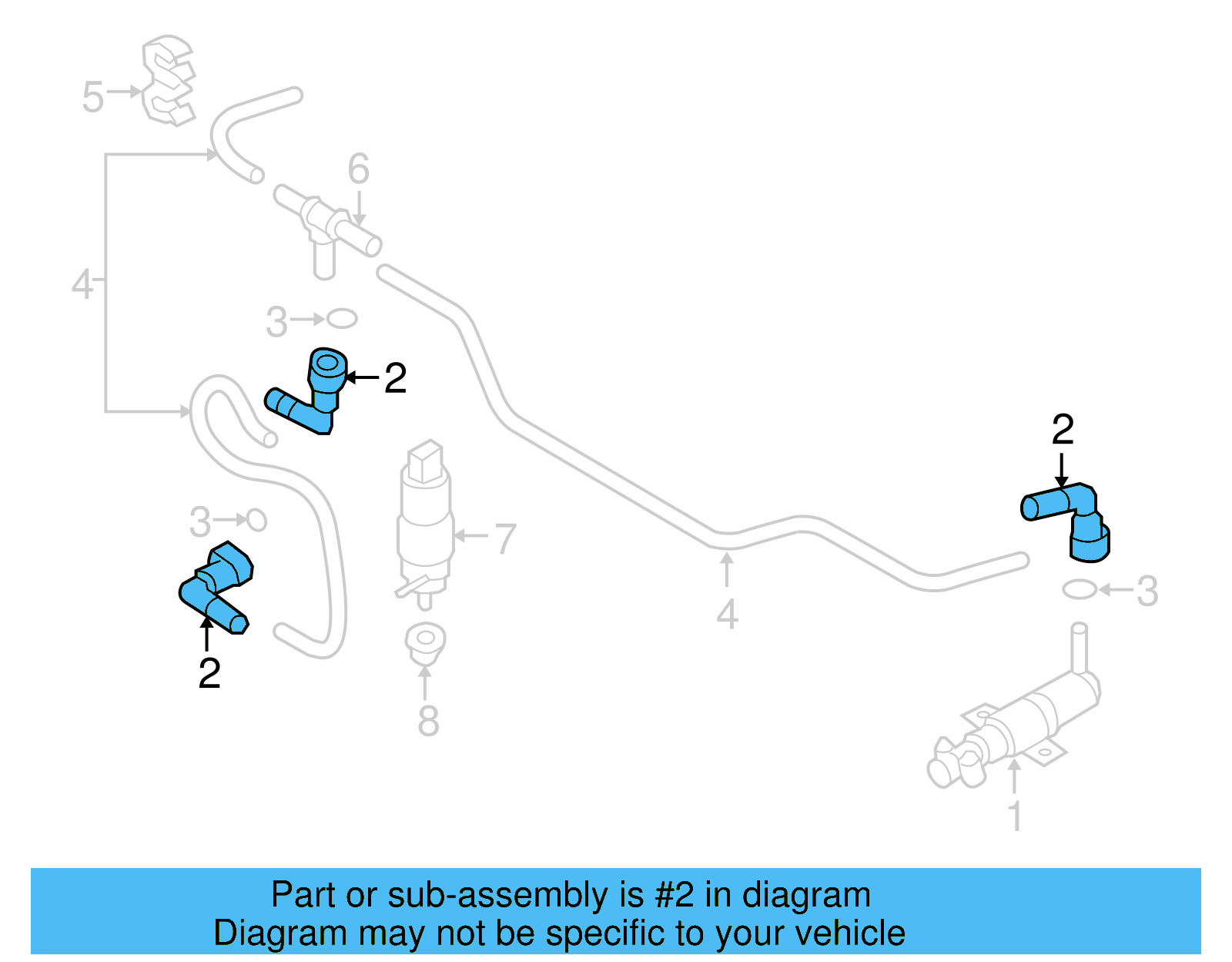 Pressure Cylinder Joint 1J0-955-665-E - View 73