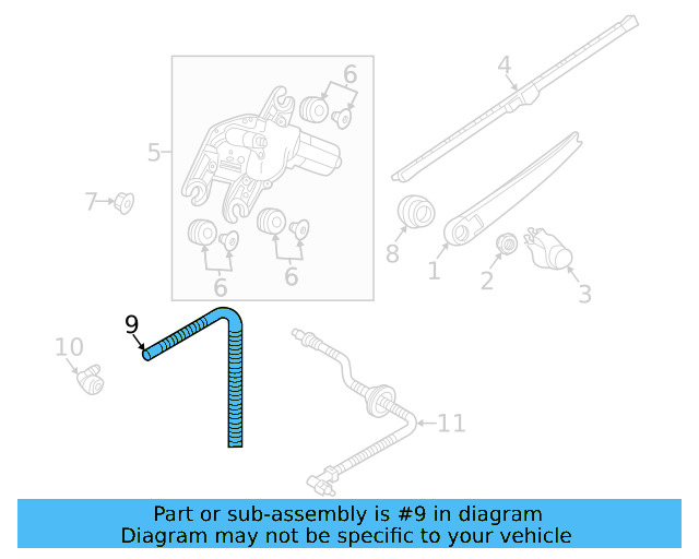 Flex Hose 1J0-955-751-D - View 77