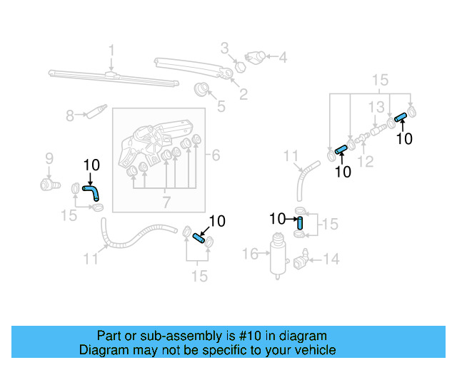 Hose 2D0-955-962 - View 14
