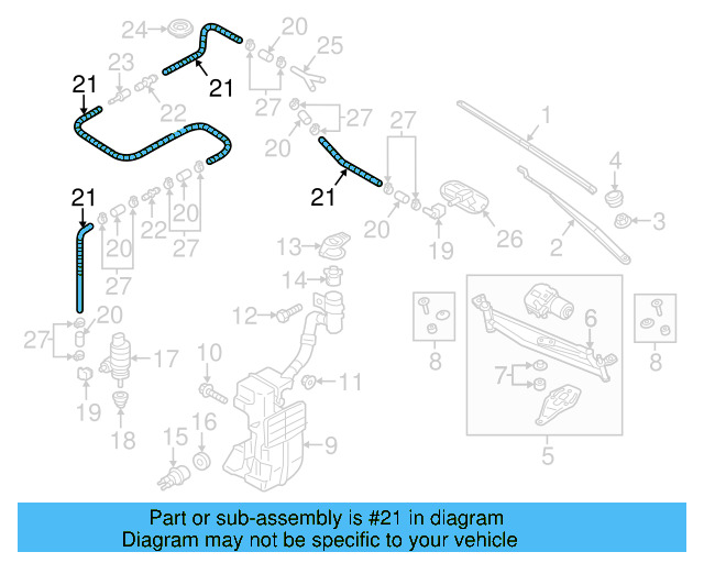 Hose 2D0-955-962 - View 15