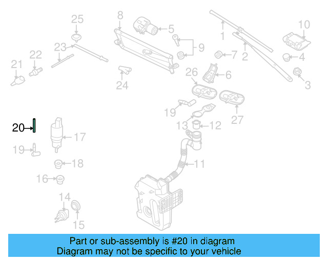 Hose 2D0-955-962 - View 127