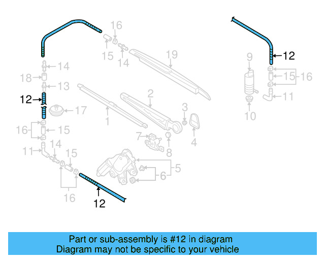 Hose 2D0-955-962 - View 23