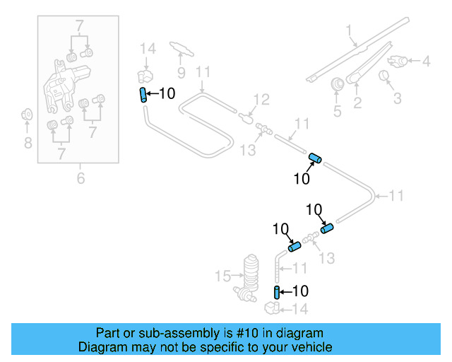 Hose 2D0-955-962 - View 41