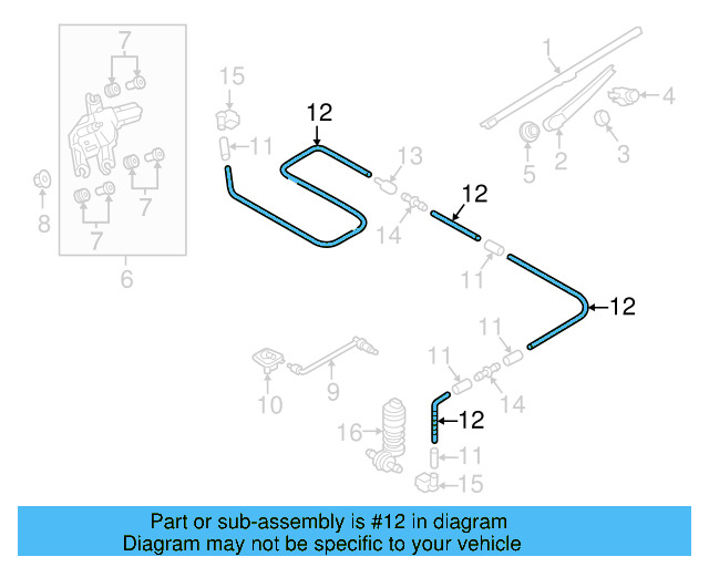 Hose 2D0-955-962 - View 51