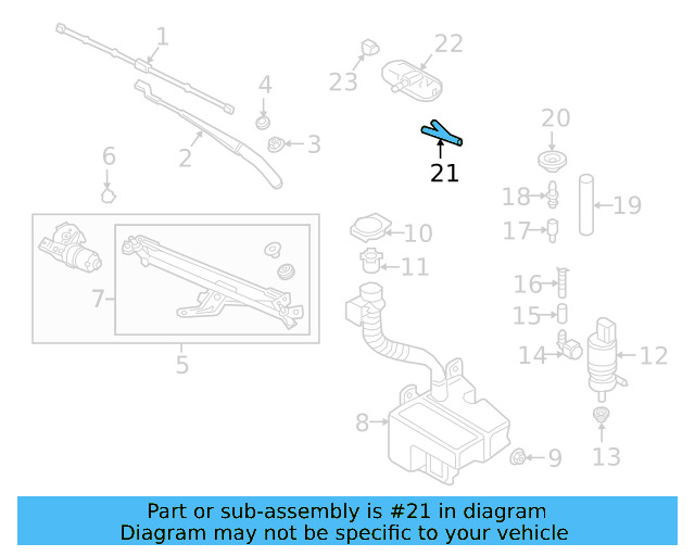 Washer Hose Elbow 3B0-955-665-C - View 137