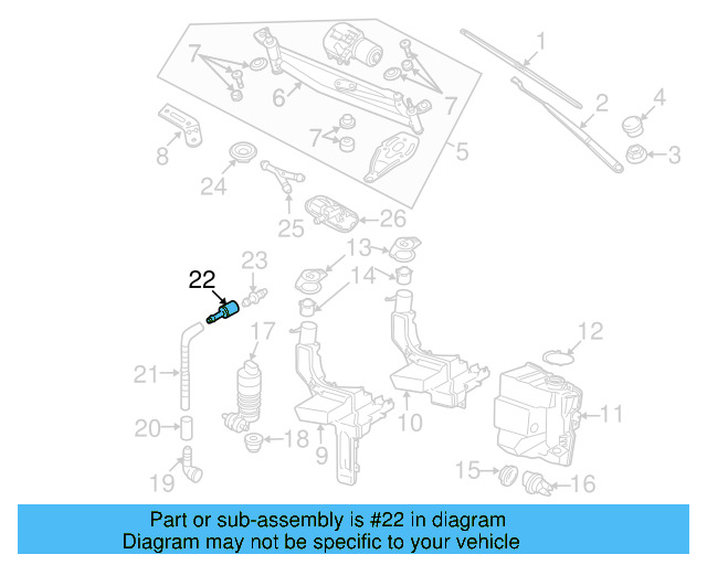 Windshield Washer Hose Connector 1J0-955-875-P - View 18