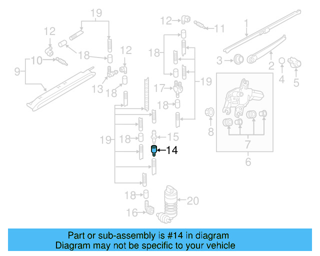 Windshield Washer Hose Connector 1J0-955-875-R - View 35