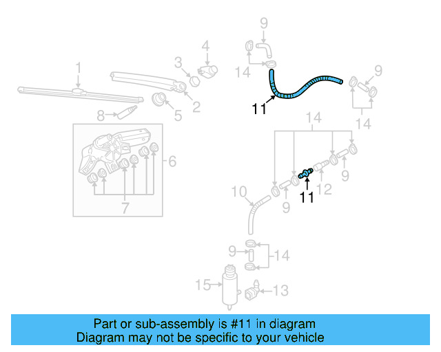 Hose 2D0-955-962 - View 140