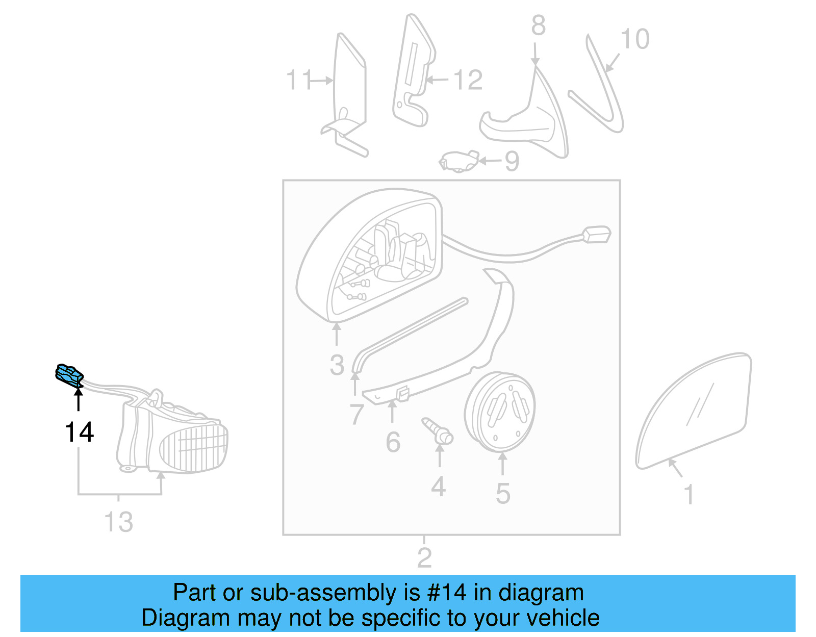 Signal Lamp Connector 1J0-973-119 - View 8