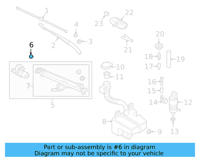 Windshield Wiper Motor Connector 1J0-973-724 - View 8