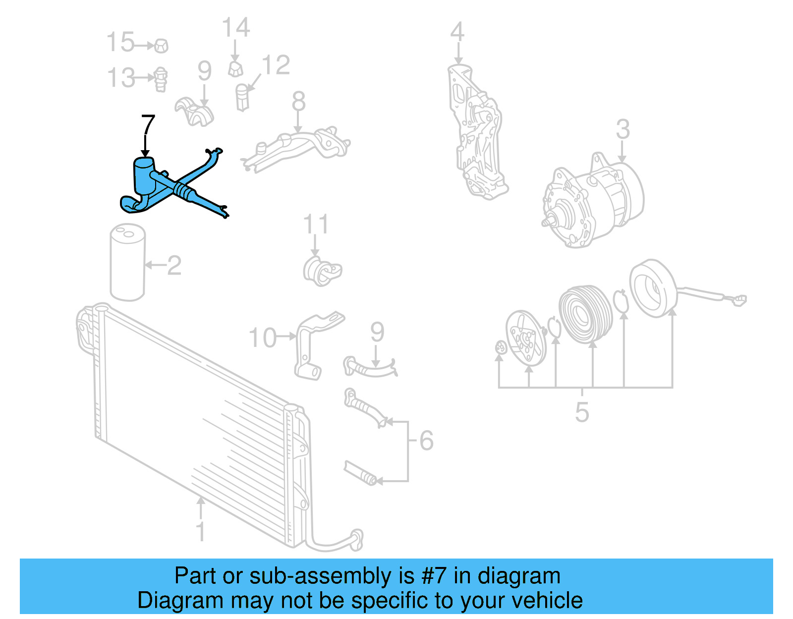 AC Hoses 1J1-820-743-AL - View 12