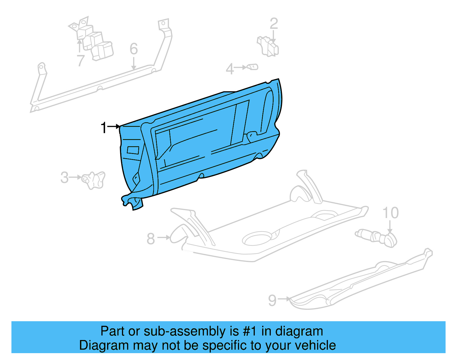 Glove Box 1J1-857-101-B-2QL - View 11