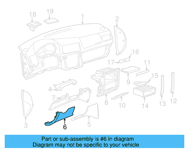 Lower Trim 1J1-858-365-C-4TE