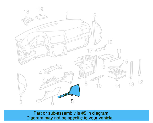 Lower Trim 1J1-858-366-A-3SG
