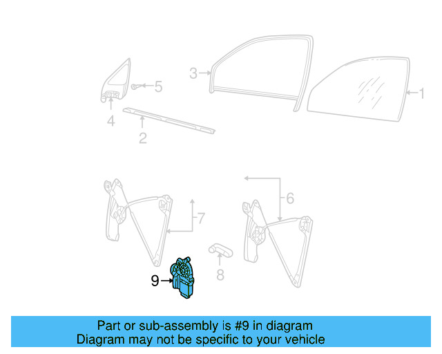 Window Motor 1J1-959-801-C-061