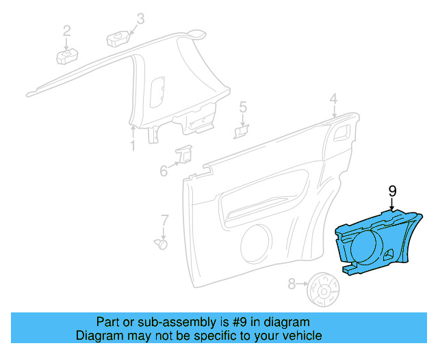 Impact Pad 1J3-868-474-A - View 2