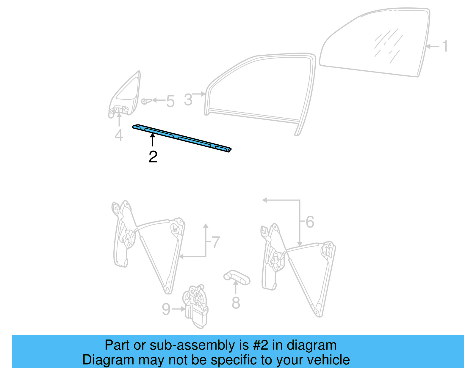 Belt Weather 1J4-837-472-B-B41 - View 2
