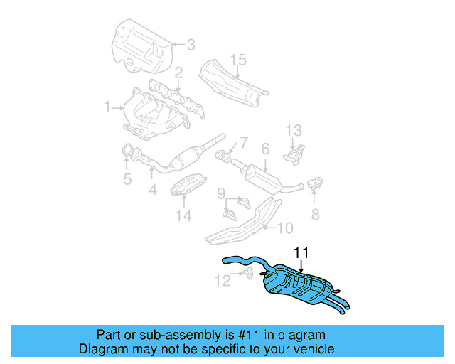 Rear Muffler 1J5-253-609-AR - View 7