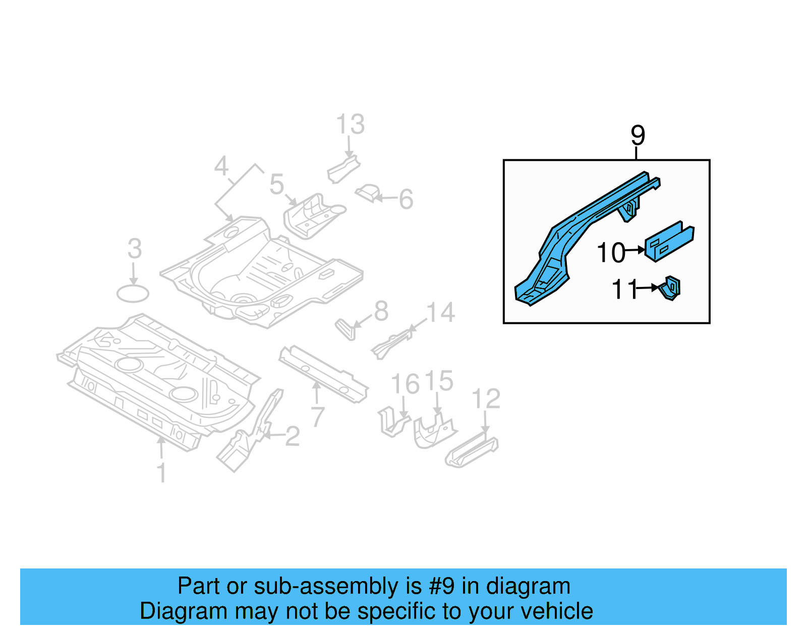 Rail Assembly 1J5-803-501-D