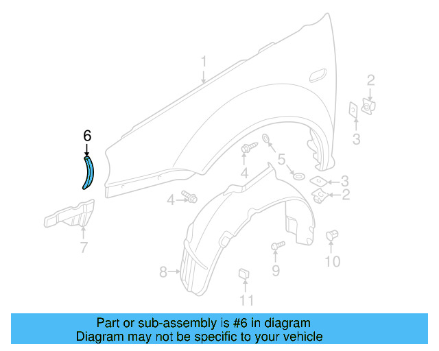 Fender Seal 1J5-845-571-B - View 4