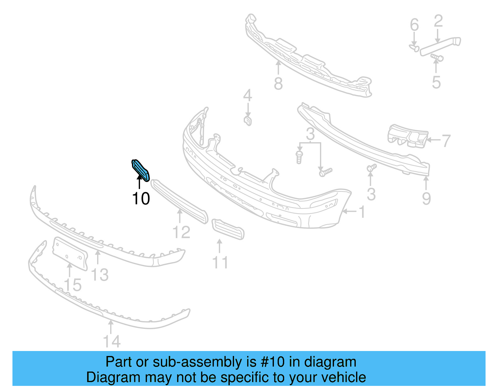 Grille 1J5-854-662-C-B41 - View 10
