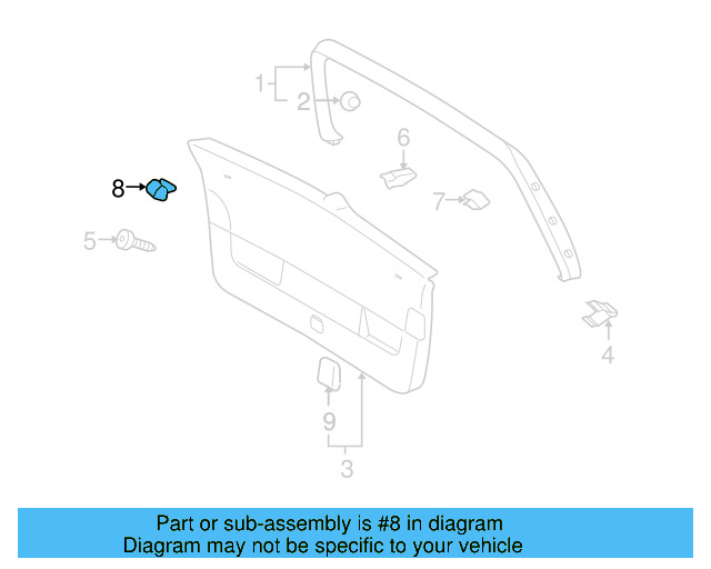 Bumper Plug 6X0-827-951-B