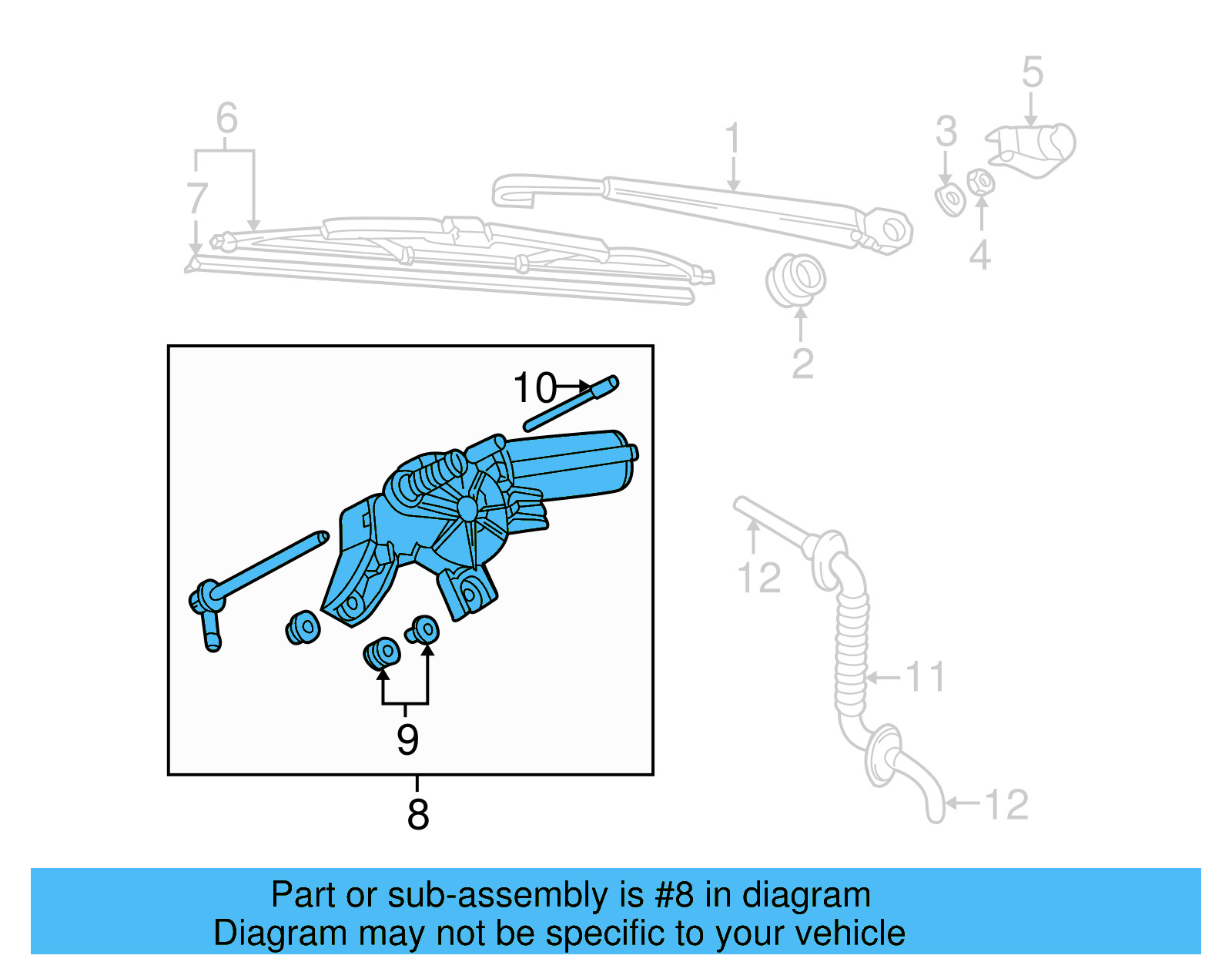 Wiper Motor 1J6-955-711-C