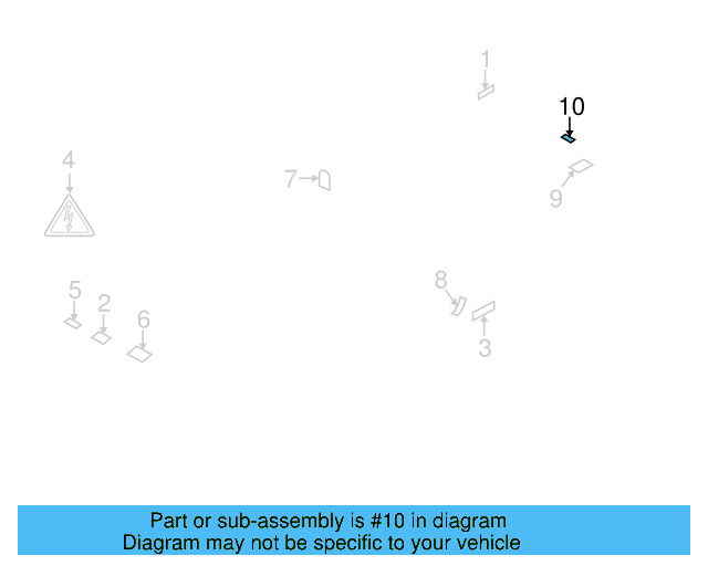 Caution Label 7P6-010-724-K