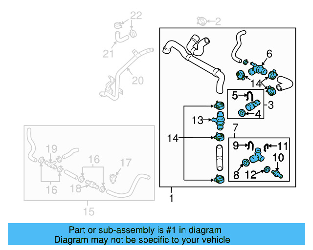 Hose Assembly 1K0-121-049-CM - View 4