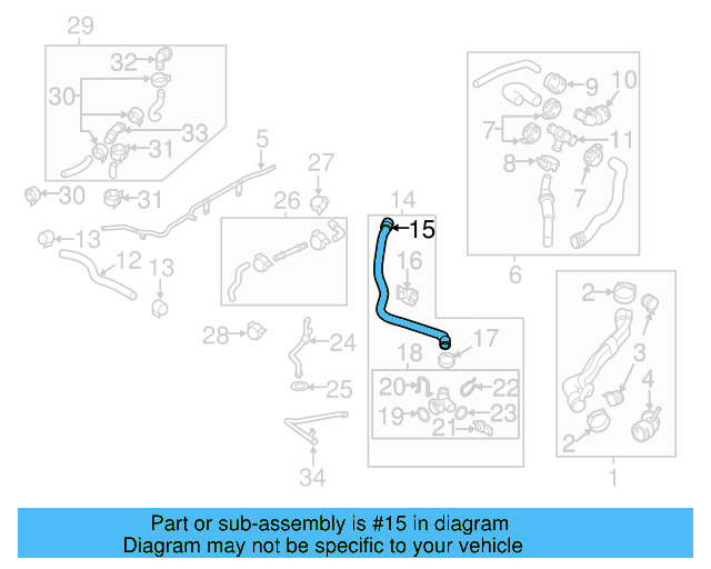 Lower Coupling 1K0-122-291-AE - View 35