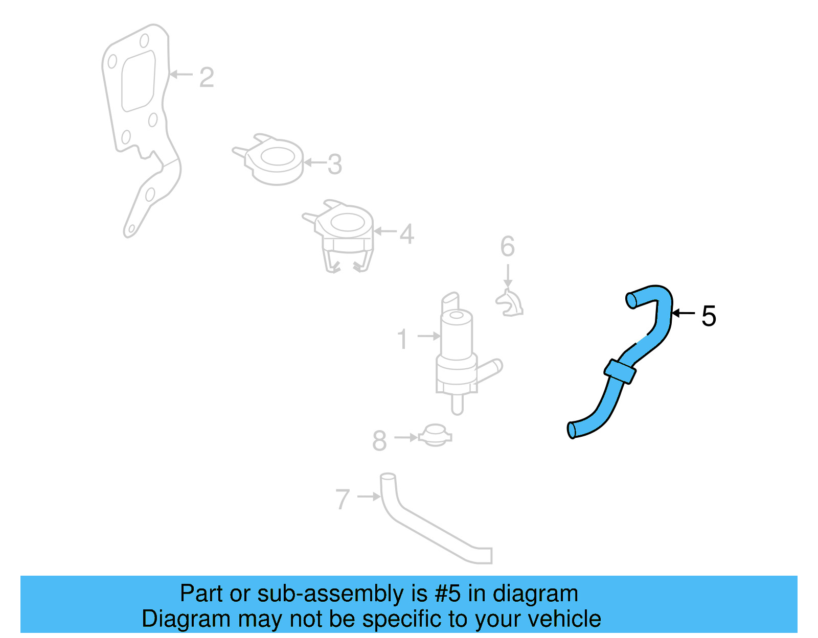 Upper Hose 1K0-121-063-C