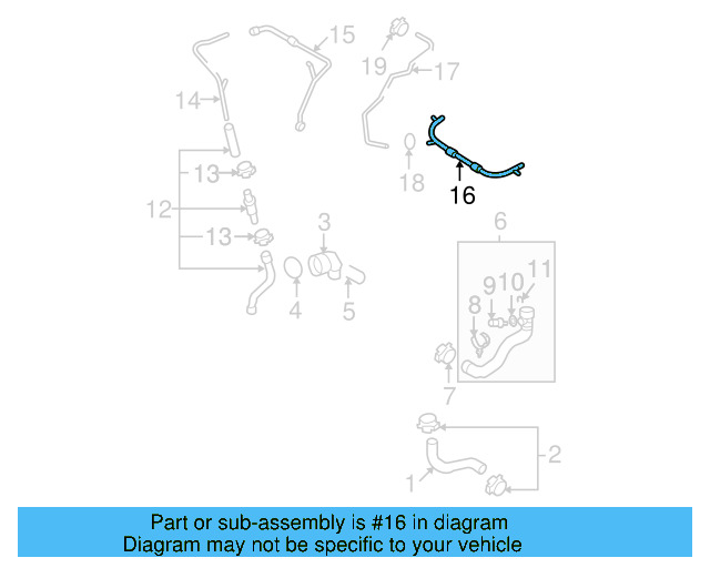 Rear Pipe 06F-121-065-H - View 20