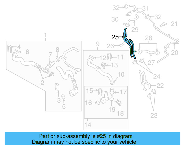 Water Pipe 06J-121-075-D - View 45