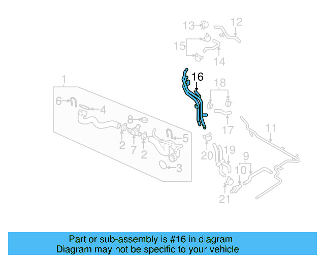 Tube Assembly 1K0-121-070-BD - View 36