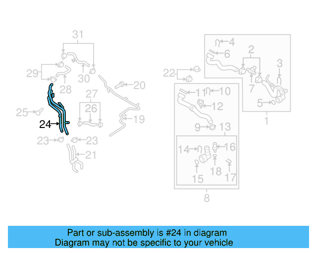 Water Pipe 06J-121-075-D - View 56
