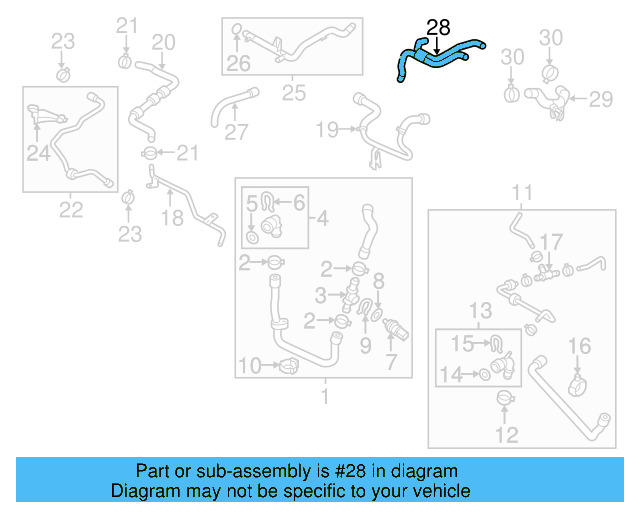 Hose Assembly 1K0-121-096-BS - View 5