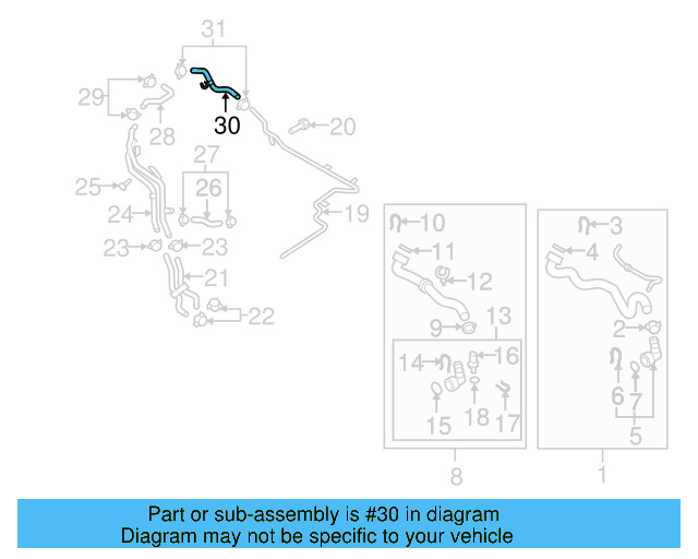 Overflow Hose 1K0-122-447-GC - View 35