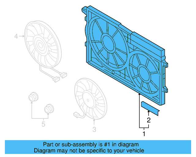 Shroud 1K0-121-205-AJ - View 28