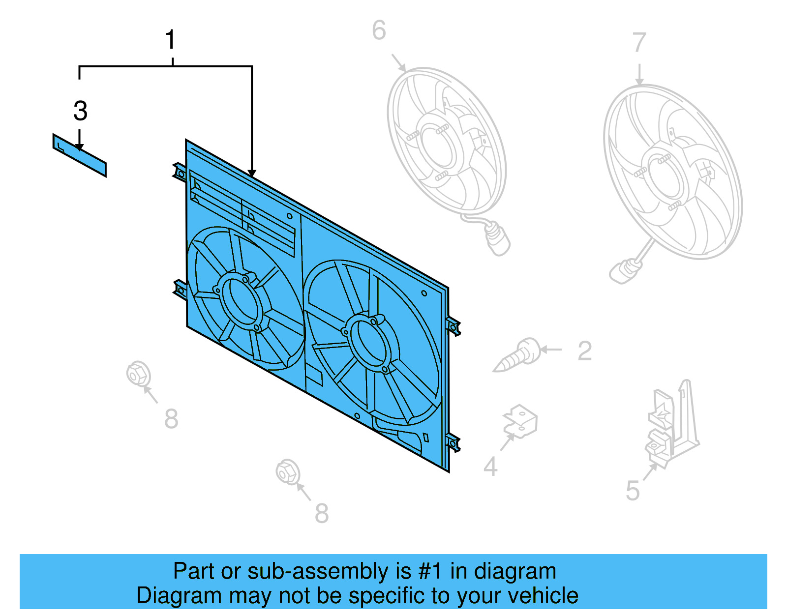 Shroud 1K0-121-205-AJ - View 29