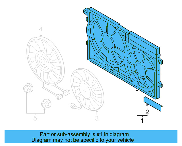Shroud 1K0-121-205-AJ - View 31