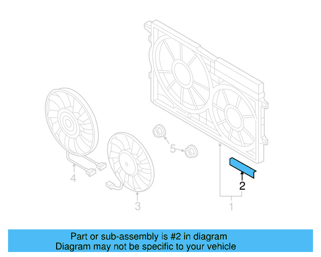 Radiator Shutter Assembly 1K0-121-223 - View 74