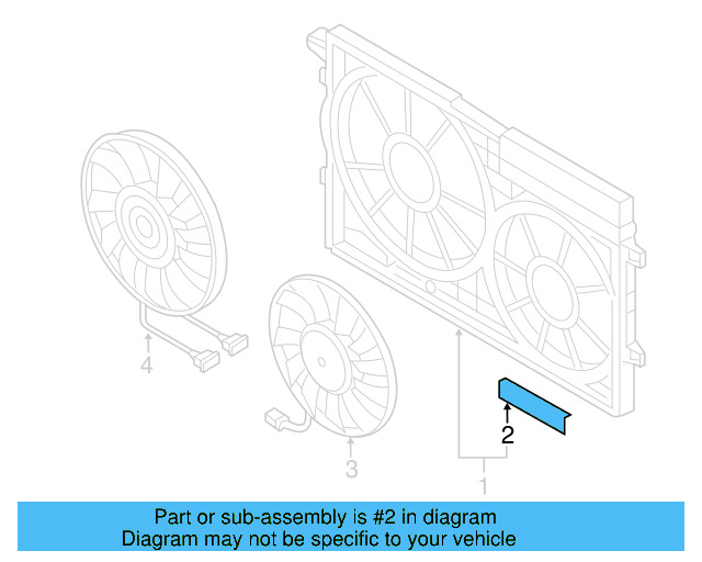 Radiator Shutter Assembly 1K0-121-223