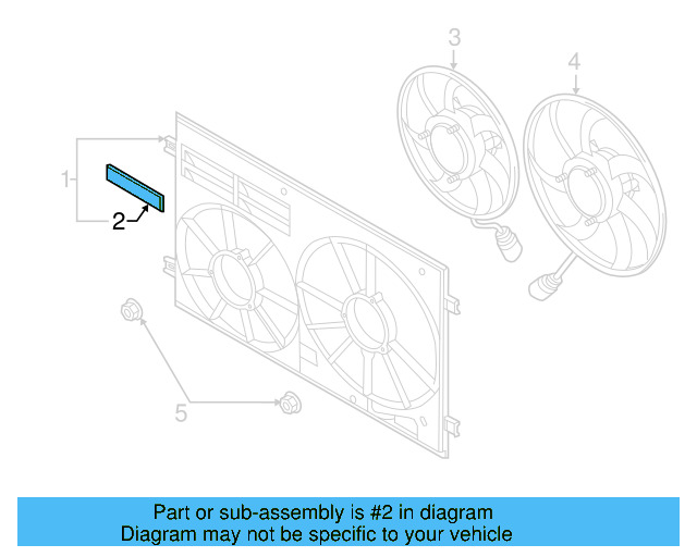 Radiator Shutter Assembly 1K0-121-223 - View 76