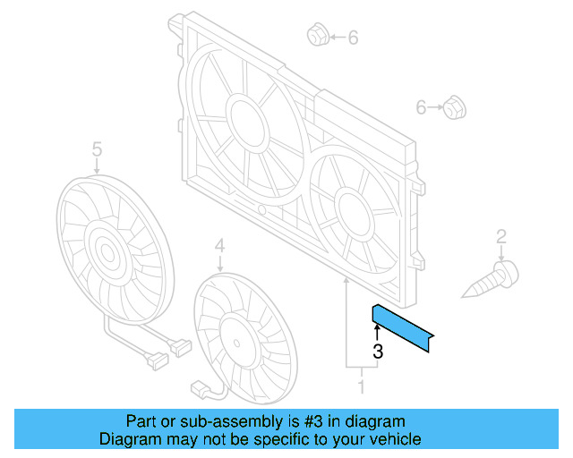 Radiator Shutter Assembly 1K0-121-223 - View 66
