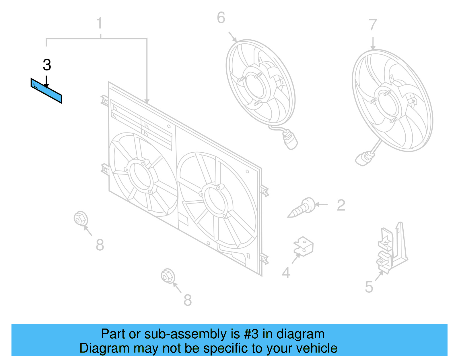 Radiator Shutter Assembly 1K0-121-223 - View 29