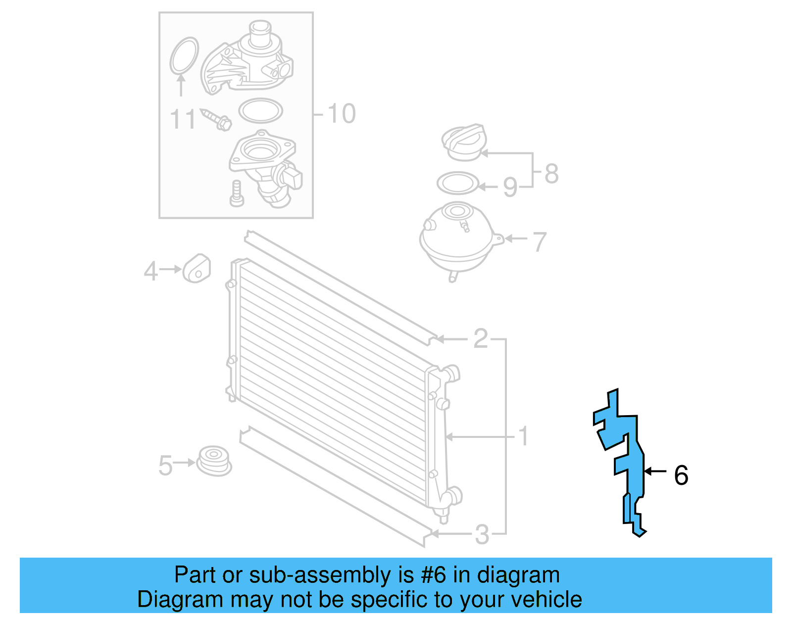 Air Baffle 1K0-121-284-F