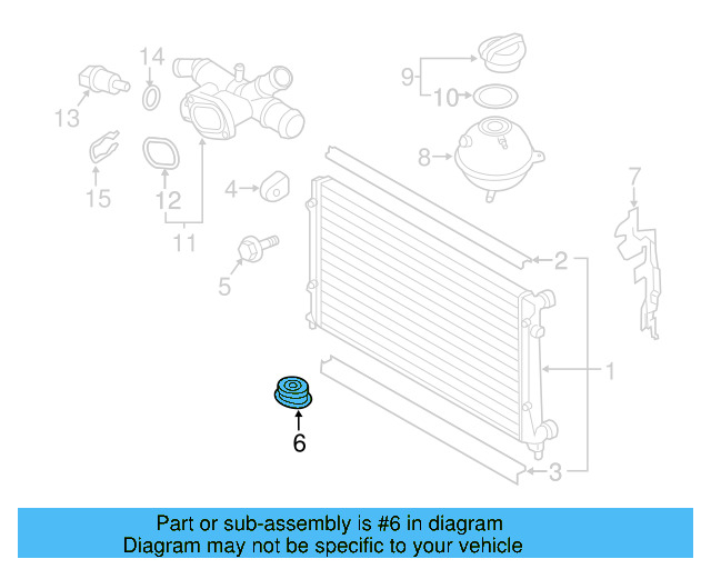Radiator Support Panel Reinforcement Bolt N-910-338-02 - View 18