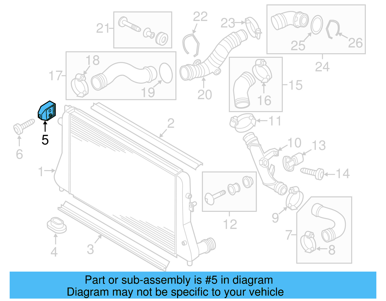 Upper Mount 1K0-121-367-P - View 17